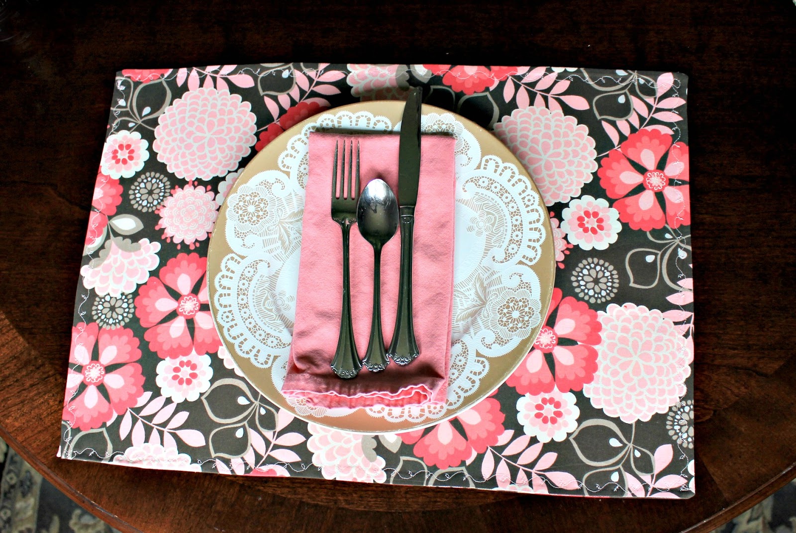 Spring Place Mats Beginner Sewing Project Days of Chalk and Chocolate
