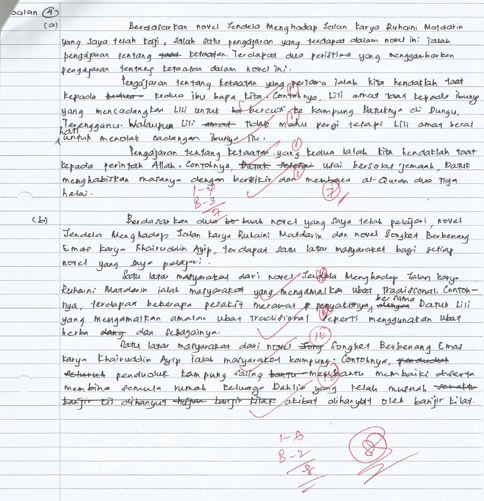 Contoh Jawapan Soalan Novel Spm  malakowe