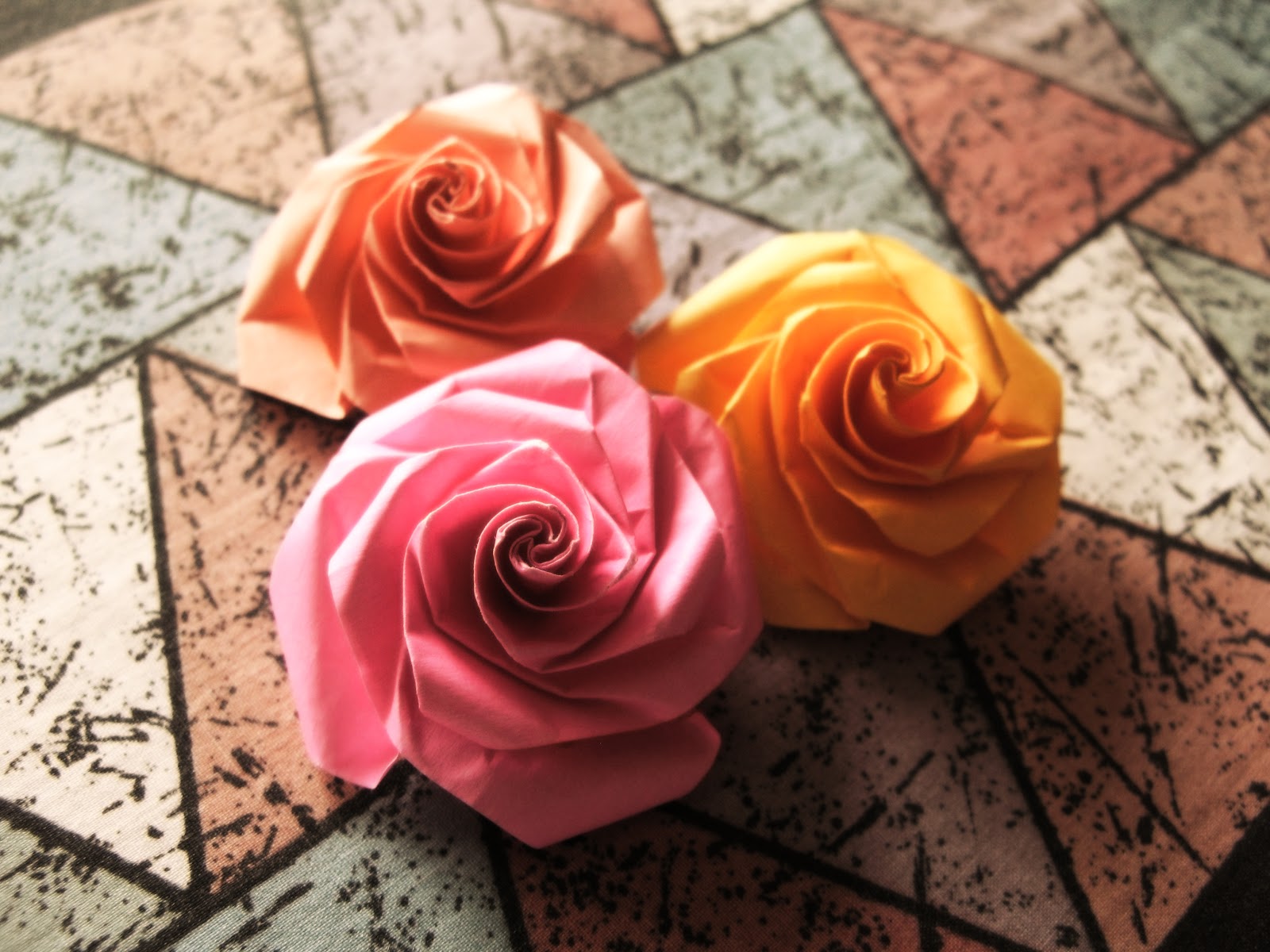 Origami Maniacs Origami Rose By Stephen Weber
