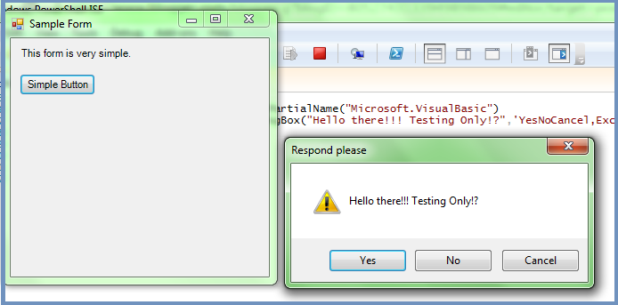 PowerShell creating Windows Forms