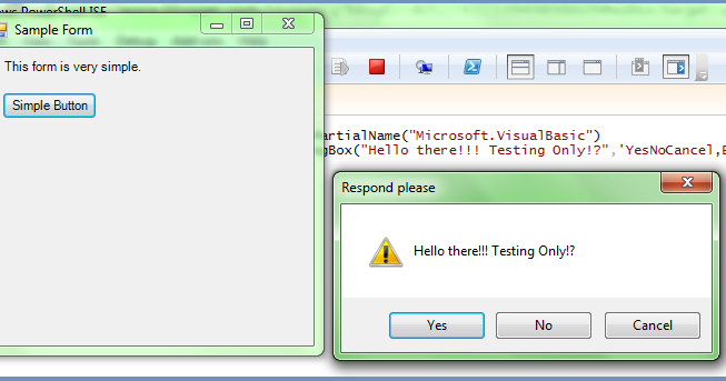 PowerShell creating Windows Forms