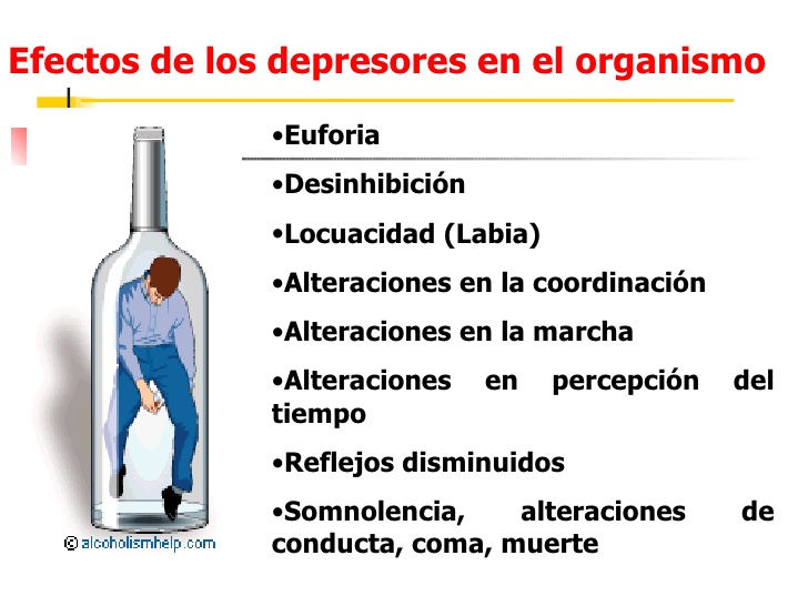 Las drogas Drogas depresivas