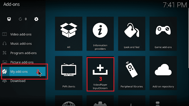 Cara menjalankan IPTV di KODI tahap 2 Cara menjalankan IPTV di KODI tahap 2