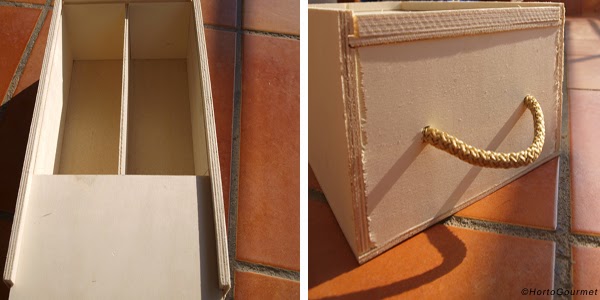 Caja de botella de vino doble HortoGourmet