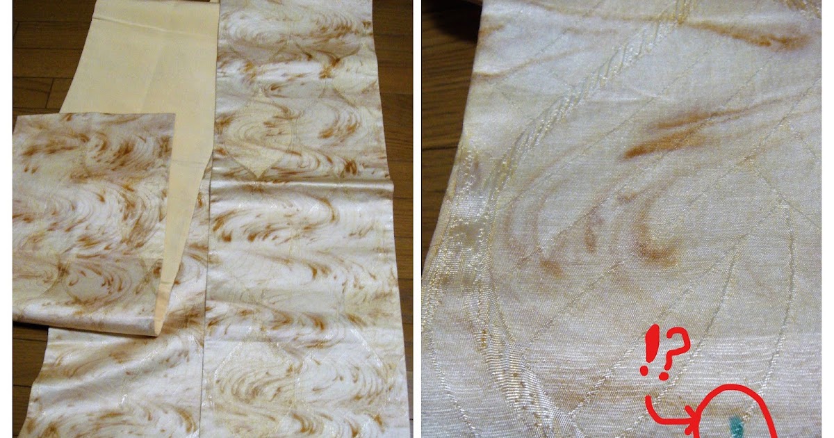 袋帯（全通柄）の二部式帯（二重太鼓の付け帯）|50代60代の普段着物 