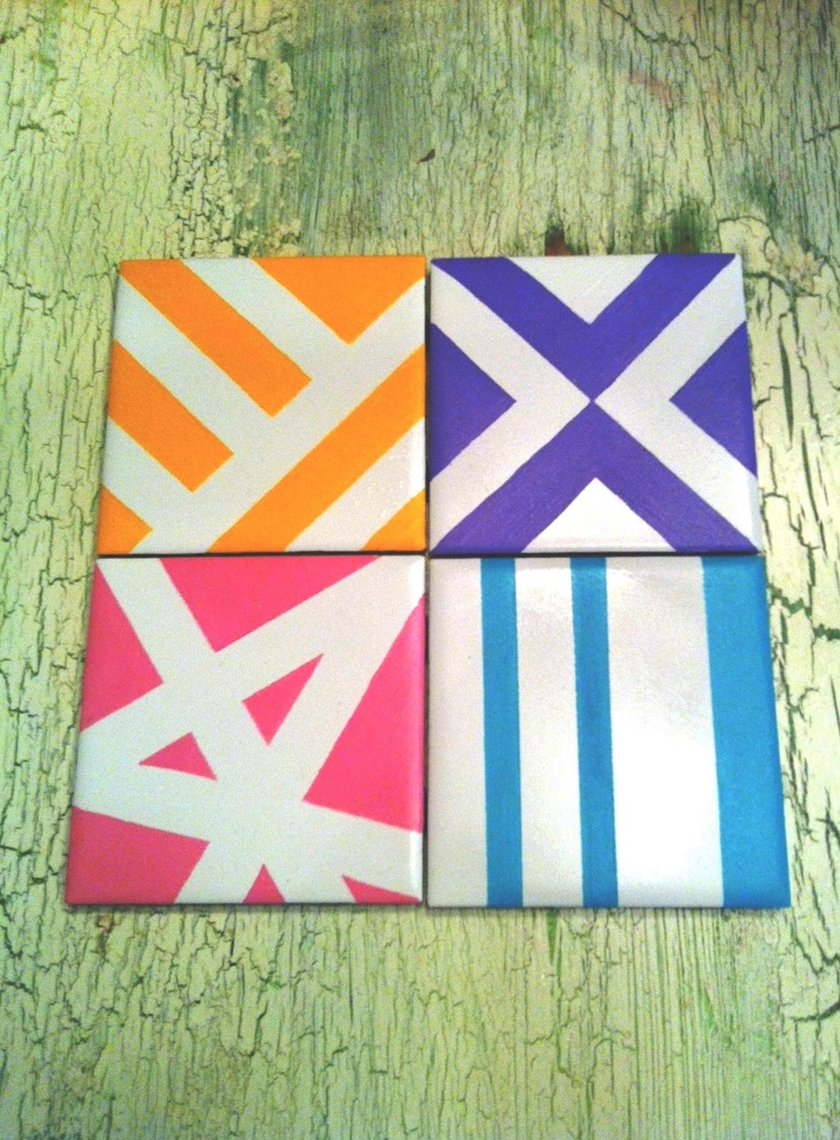 Pretty Penny DIY Painted Coasters