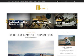 Honey A Responsive Blogger Templates