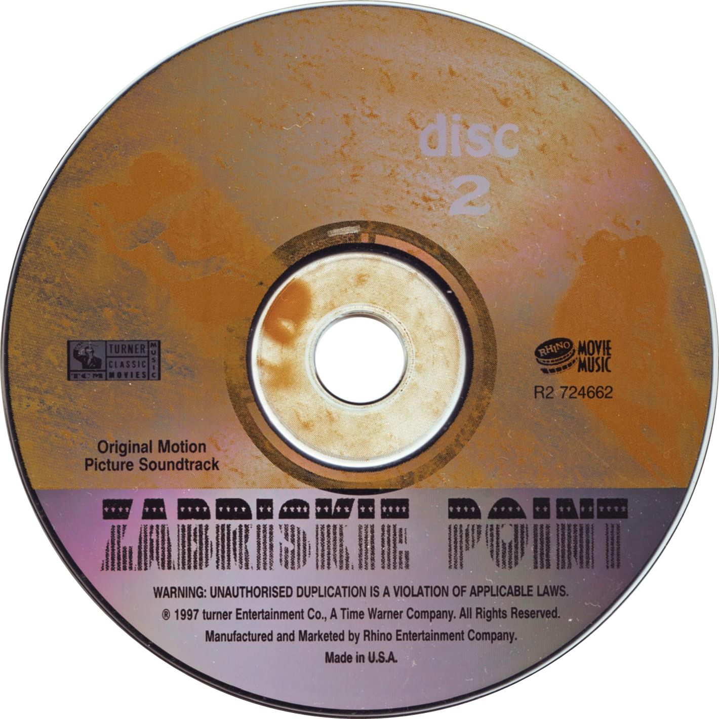 Pink Floyd Ilustrado Zabriskie Point. Original Motion Picture