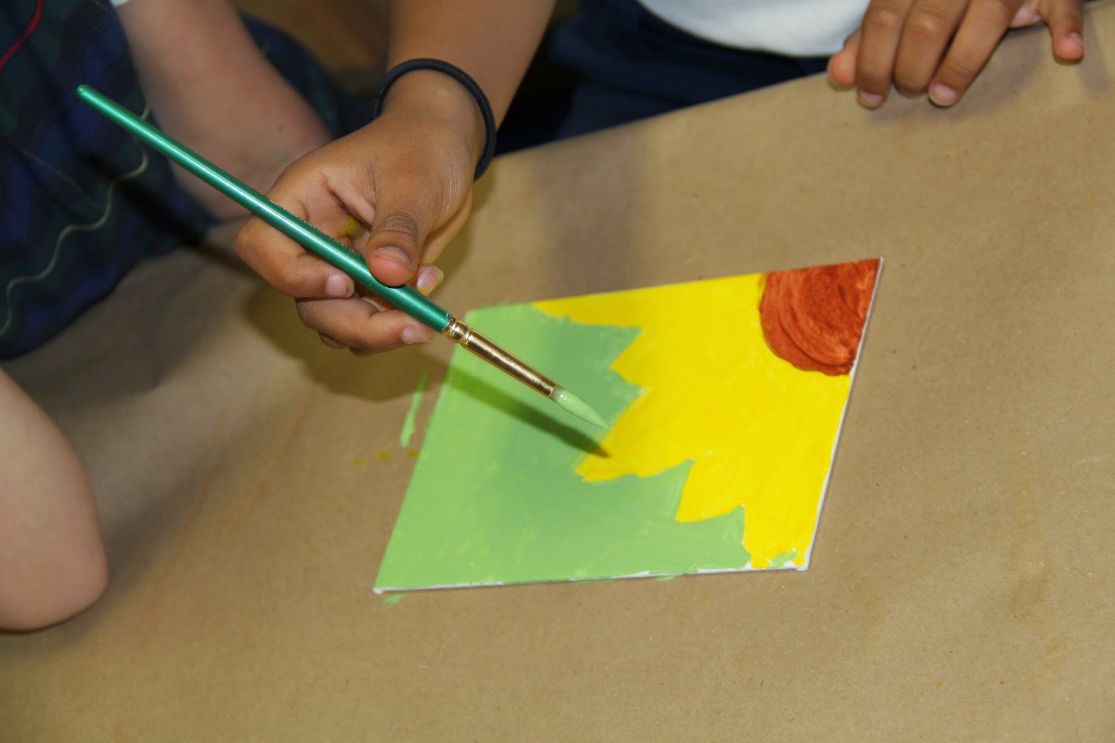 Mr.Kreutinger's Art Room!!!: 2nd Grade Sunflowers!