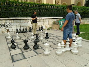 Playing Chess :- CHESS BOARD on "Liberation Square".