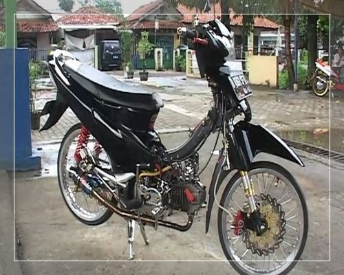 Gambar modifikasi supra x 125 fi simple standar thailook road race velg