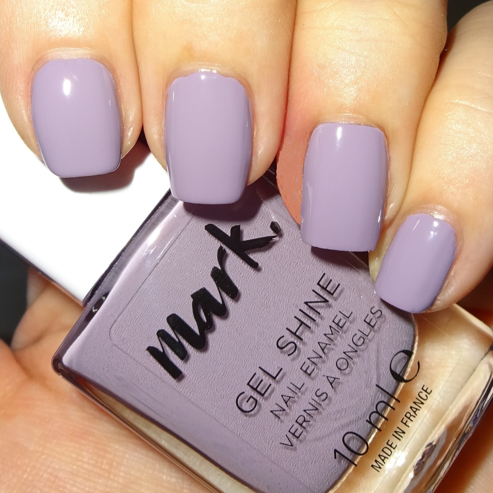 Wendy's Delights Avon Mark Gel Shine Nail Polish Lavender Sky