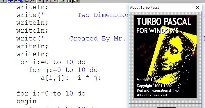 Turbo pascal for windows 10 - ameristart