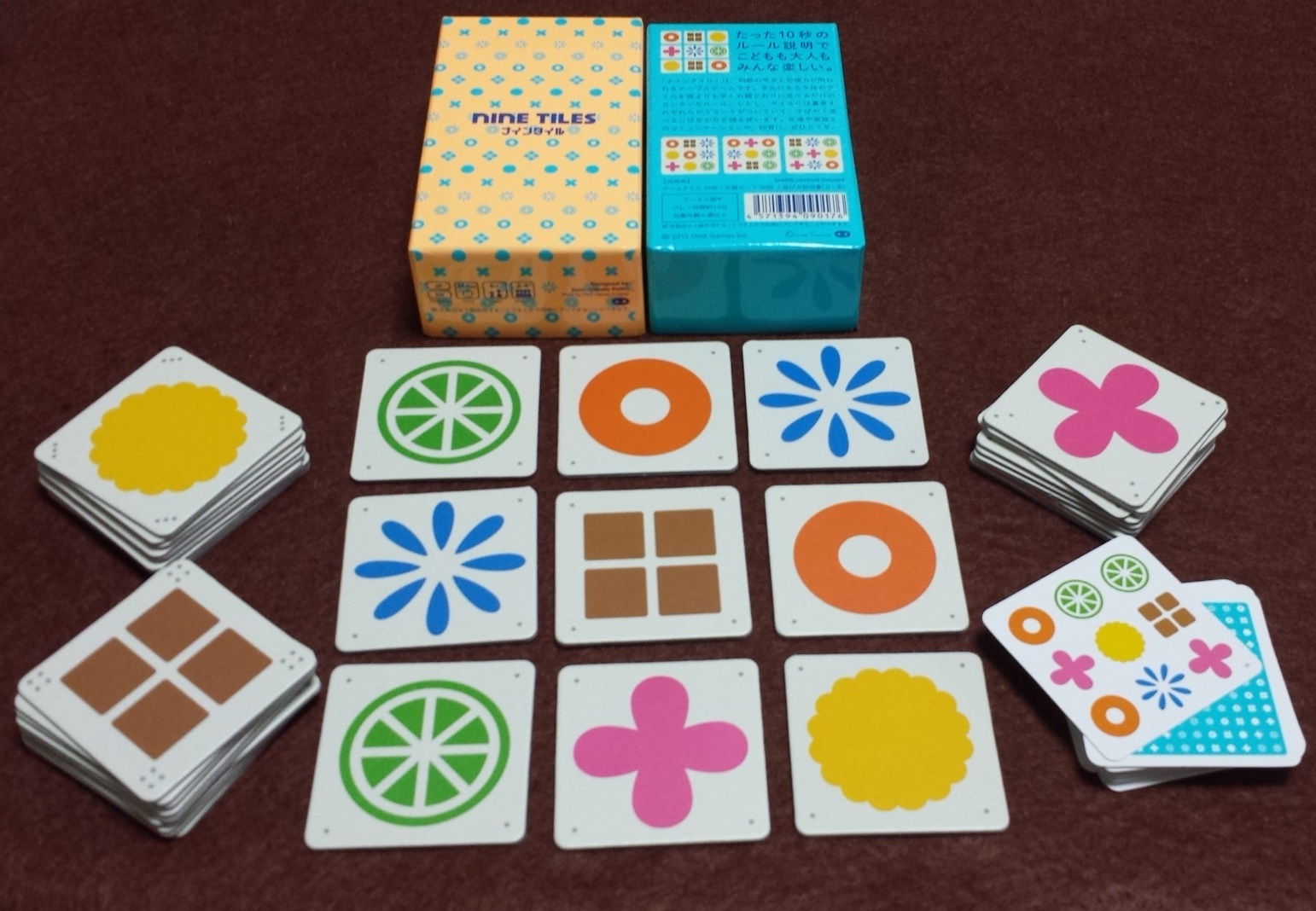 親子でボードゲーム ナインタイル nine tiles