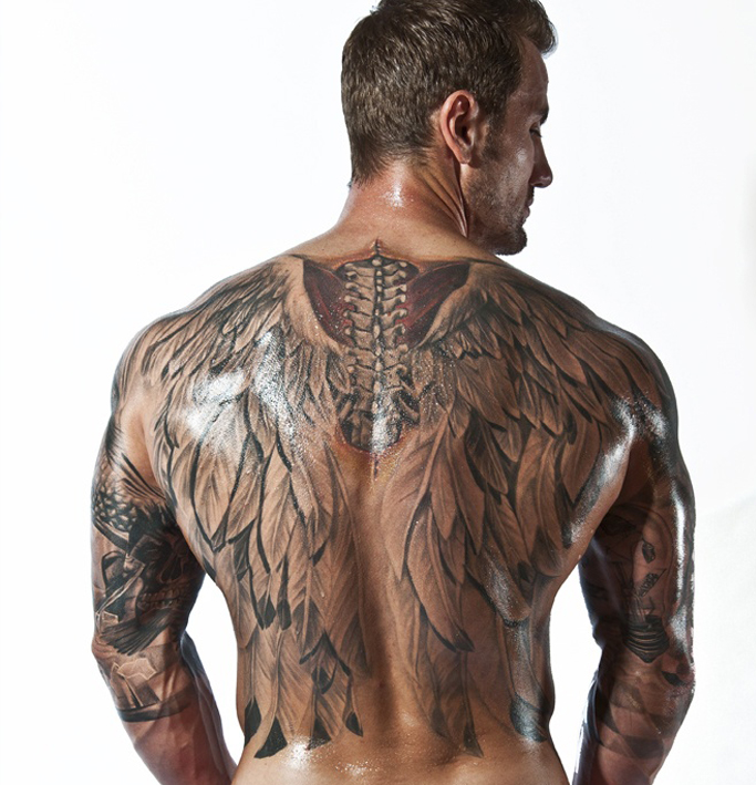 Tatuajes de alas en la espalda y su significado