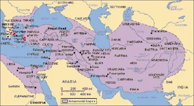 Peta Kekuasaan Persia Persian Empire Map - berbagaireviews.com