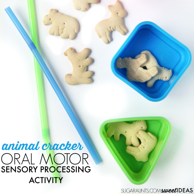 Oral sensory processing oral motor activity that is perfect for sensory input like proprioception for calming activities and self regulation activities as well as oral motor exercises for weak cheek mussels or weak lip closure and tongue protrusion.