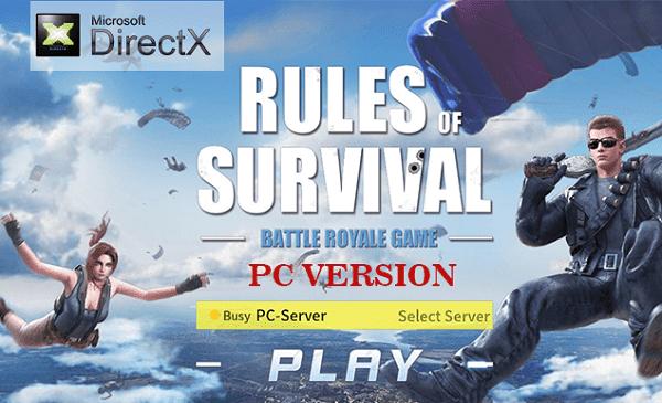 Rules of Survival PC sudah mendukung DirectX, Atasi Lag dan Error OpenGL 4.0