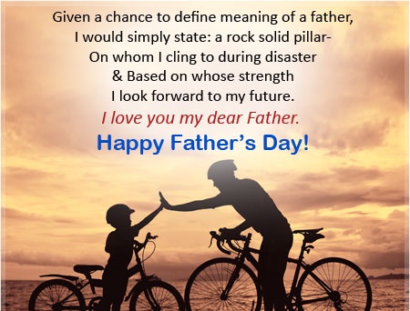 Happy fathers day poems