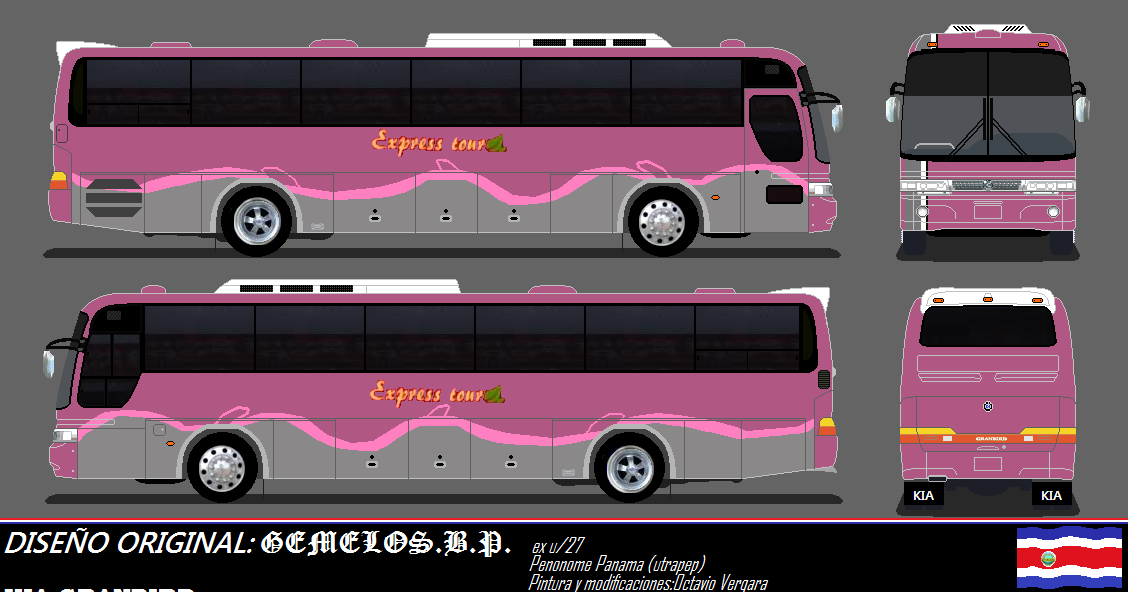 Киа грандберд автобус схема мест 43