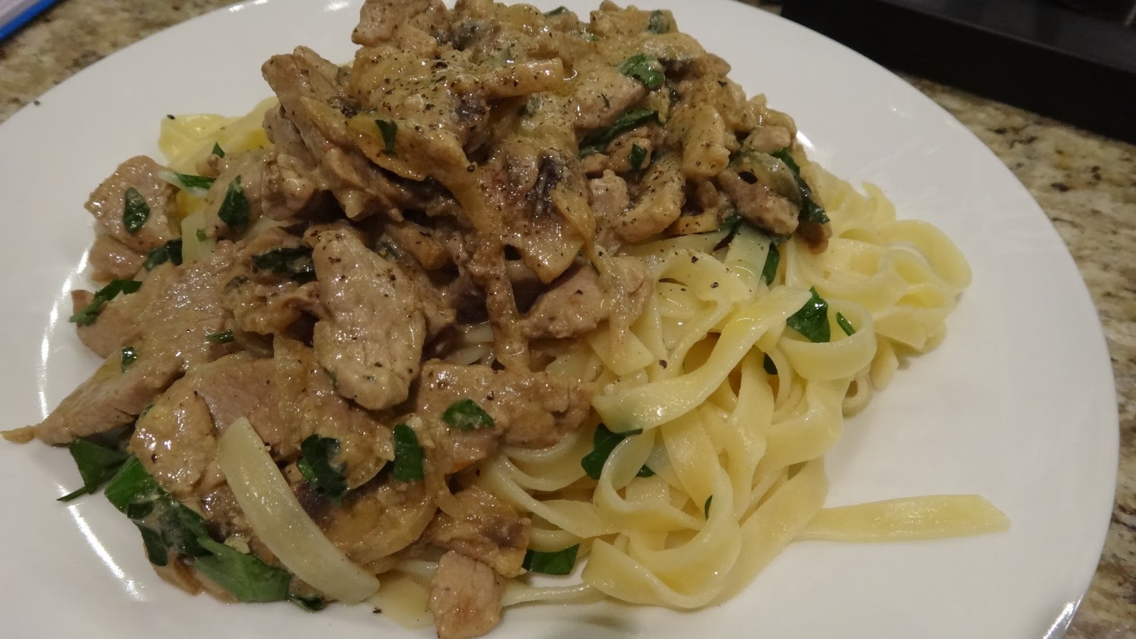 Pork Stroganoff