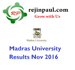 Madras Mba Results December 2016 madras results nov 2016 ug pg distance Madras Mba Results December 2016 madras results nov 2016 ug pg distance