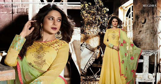 Latest Party wear, Wedding Designer Anarkali Salwar - Navratri Sale | Yuvati Salwars - Online Handloom Salwar Shop