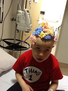 My son at the hospital having a little fun!