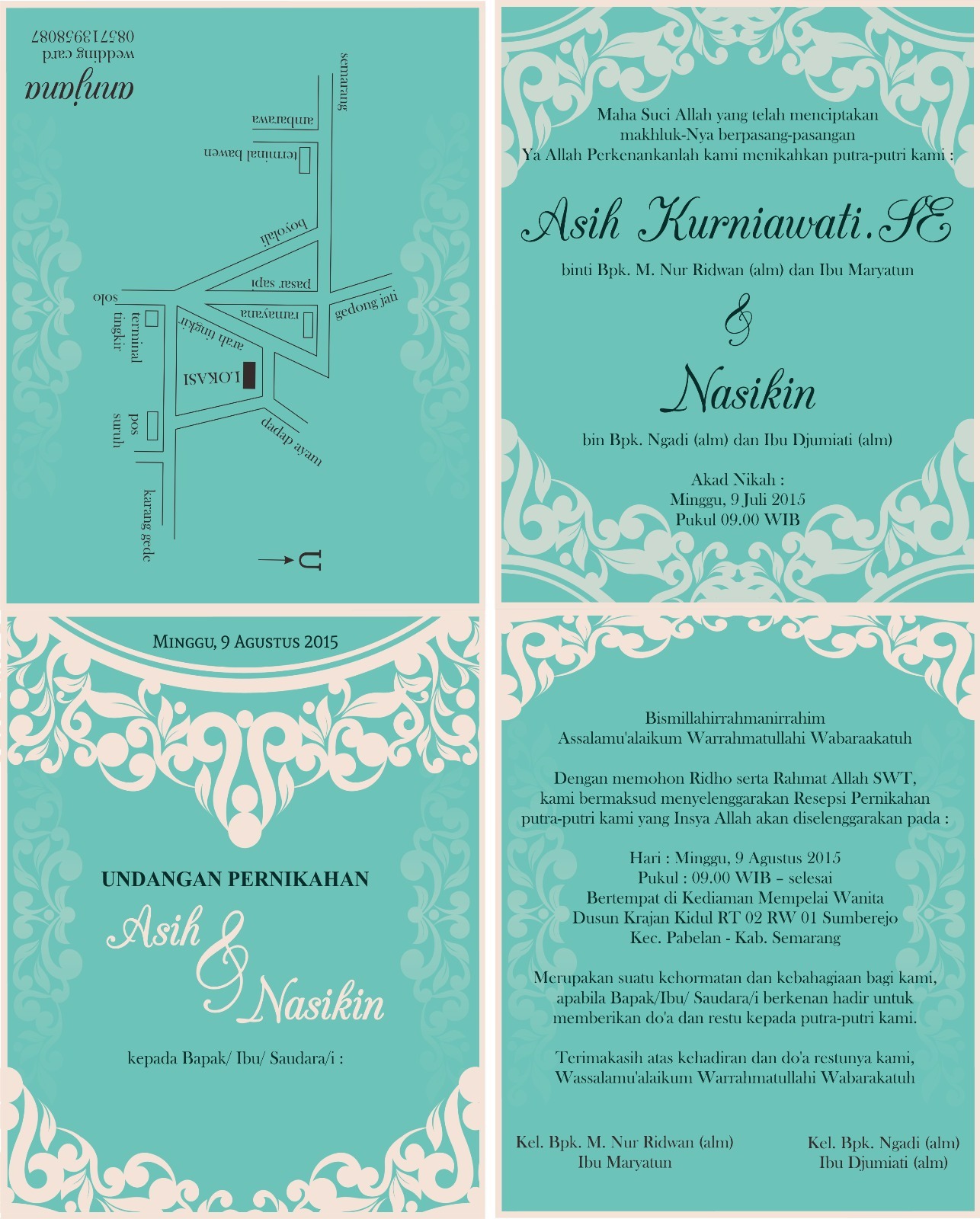 contoh undangan khitanan yang bisa di edit wood scribd indo