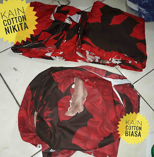 perbedaan Kain cotton nikita yang bagus untuk sofa bed inoac dan kain biasa