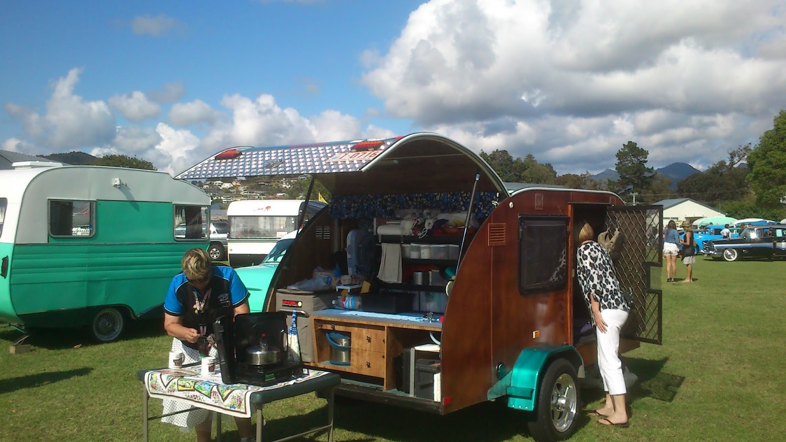 A Teardrop trailer for Gary and Rose Beach Hop Whangamata NZ