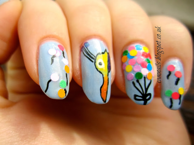 Up!-nail-art-balloon-house-kevin-indy's-indies-polish-manicure