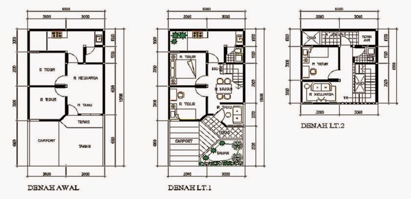  Denah  Rumah  Minimalis Type  36  Design Rumah  Minimalis