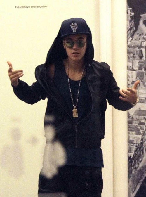 Justin Bieber Justin Visited Anne Frank House Museum in Amsterdam