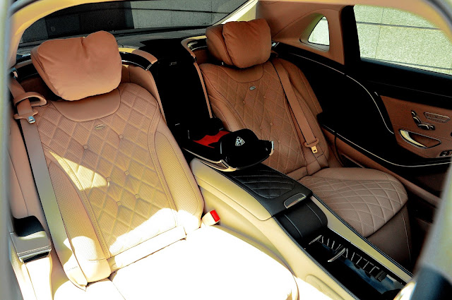 Thiết kế hàng ghế sau Mercedes Maybach S500 Mercedes Maybach S500 sử dụng hai ghế VIP phía sau, giúp ngồi sau luôn thoải mái