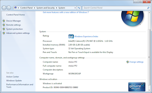 Cara Aktivasi Windows 7 Permanen Ultimet dan Professional Cara Aktivasi Windows 7 Permanen Ultimet dan Professional