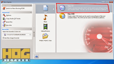 Cara Burning File ke CD di Nero Express - Hog Pictures Cara Burning File ke CD di Nero Express - Hog Pictures