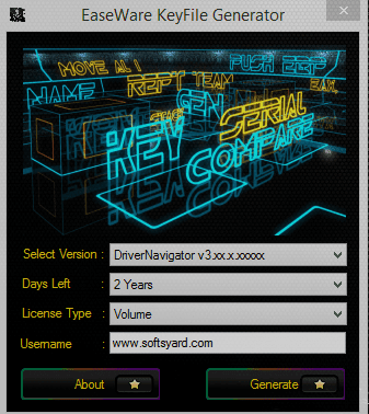 Driver navigator keygen