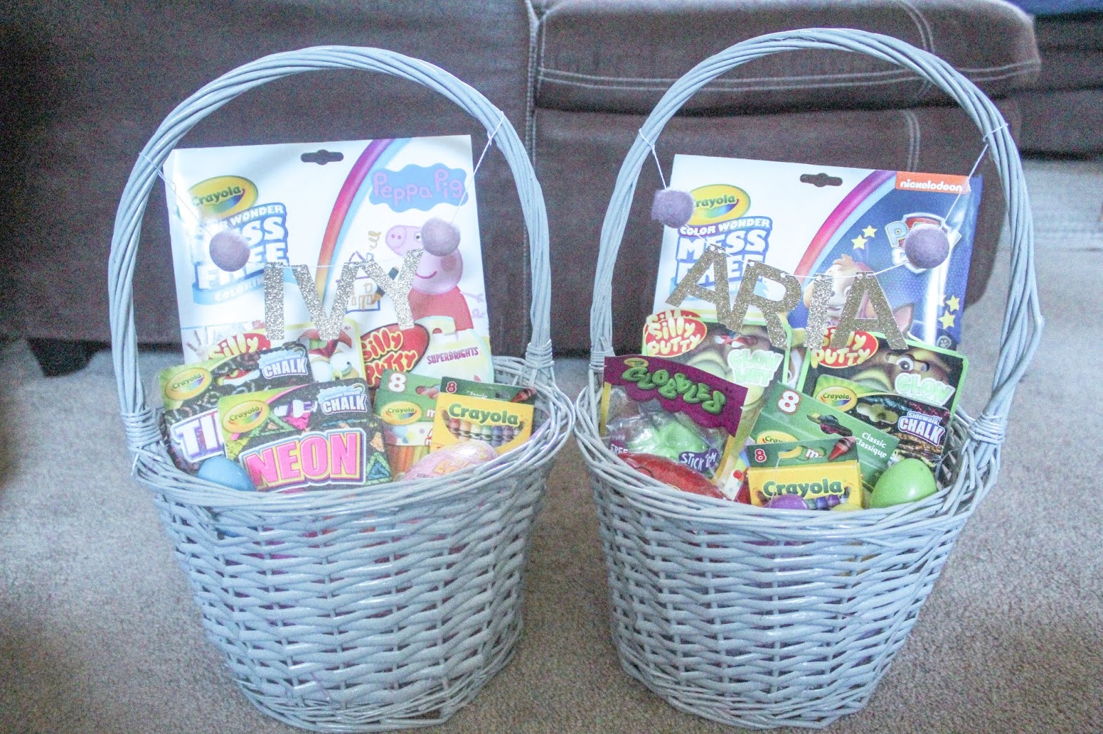 Fun & easy DIY Easter Baskets with Crayola. Porsha Carr Blog