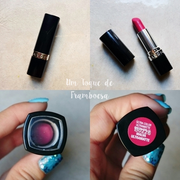 Resenha batom avon malva ultramatte embalagem