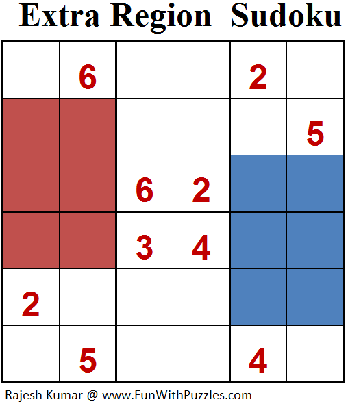 Extra Region Sudoku (Mini Sudoku Series #74)