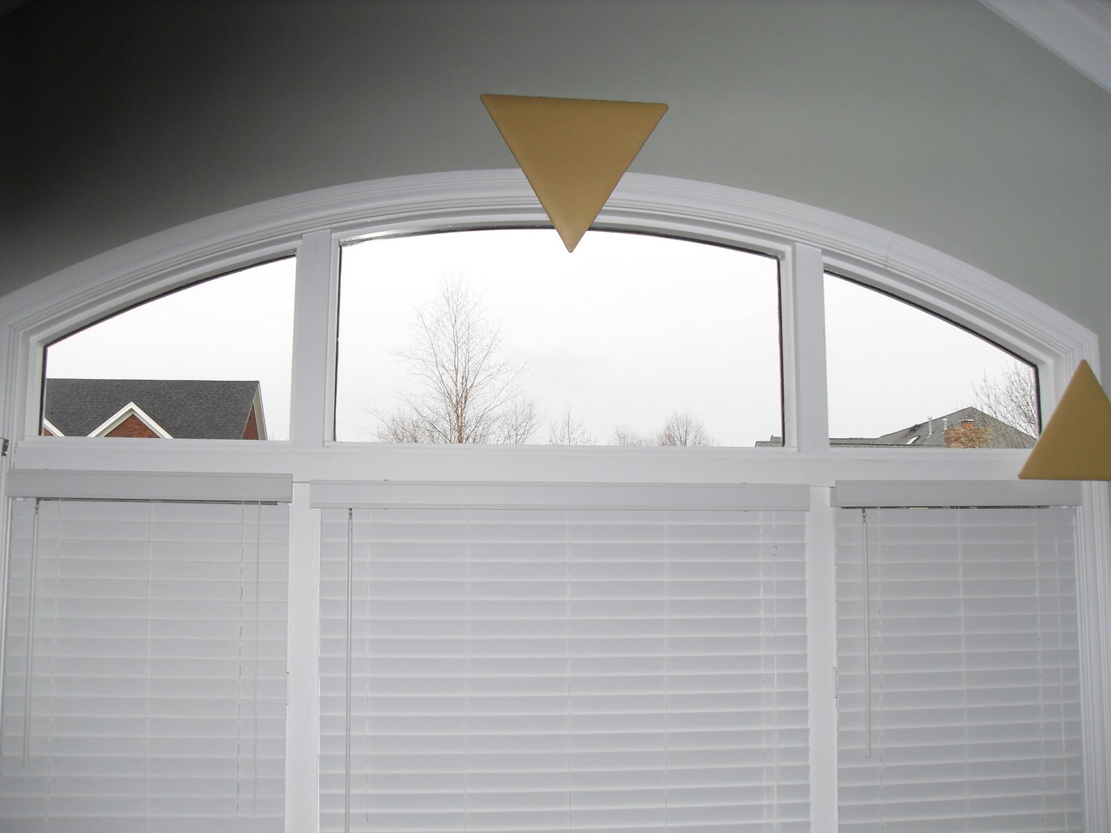 Louisville Blinds and Drapery Odd Shaped Cellular Arches