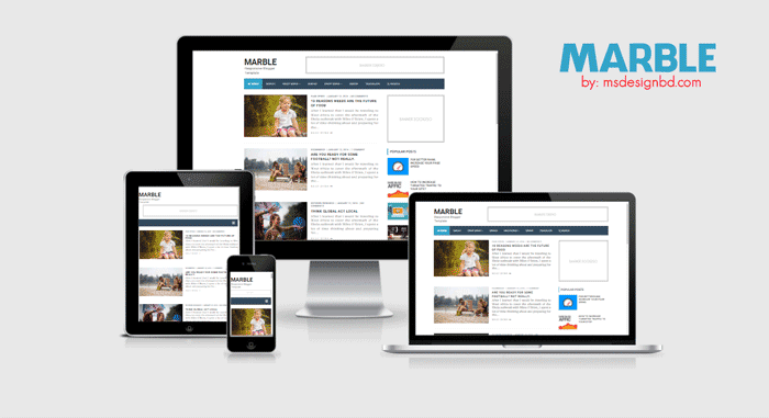 Marble - Responsive Blogger Template Free