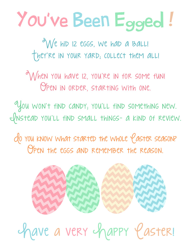 You Ve Been Egged Free Printable