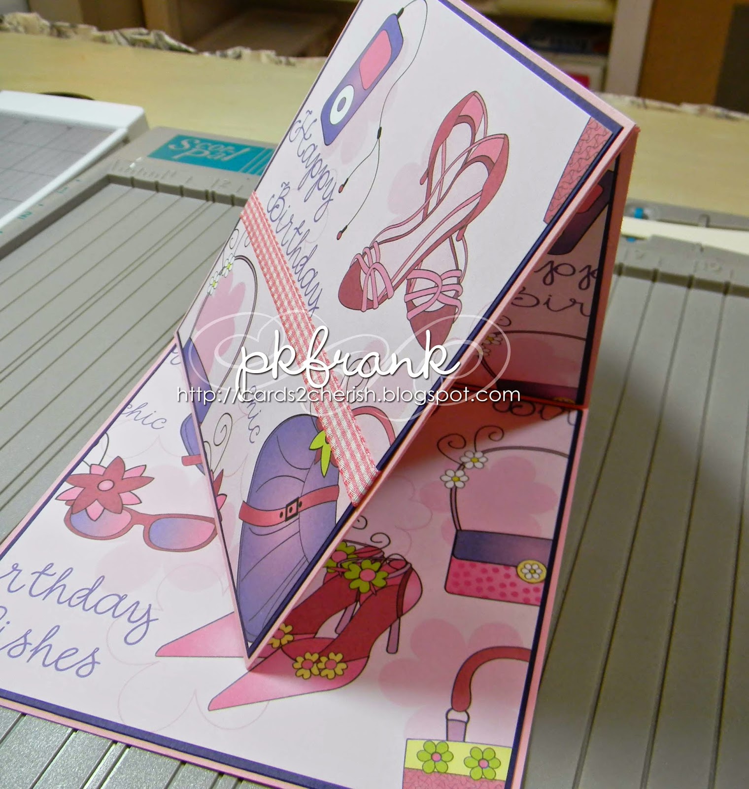 Cards 2 Cherish Tutorial Twisted Easel Card