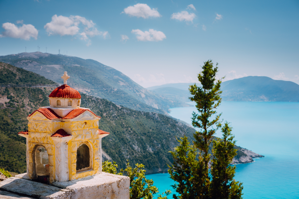 greece roadside shrine