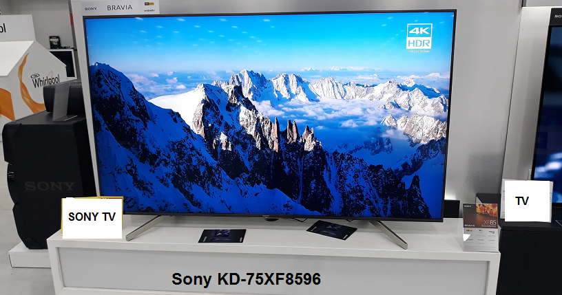 Sony KD-75XF8596 75 inch 4k Android EDGE LED TV