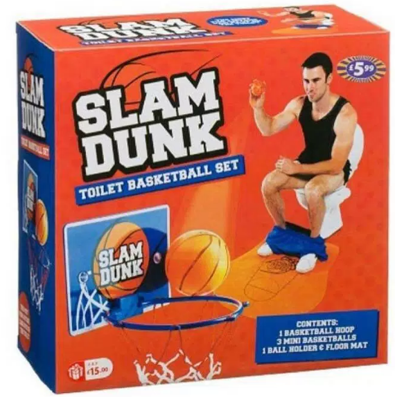 toilet basketball set