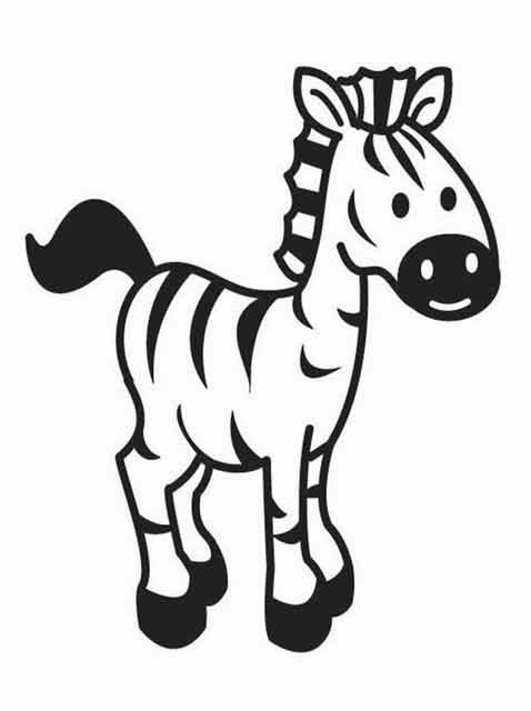  zebra coloring pages for kids and pre school childrens zebra coloring title=