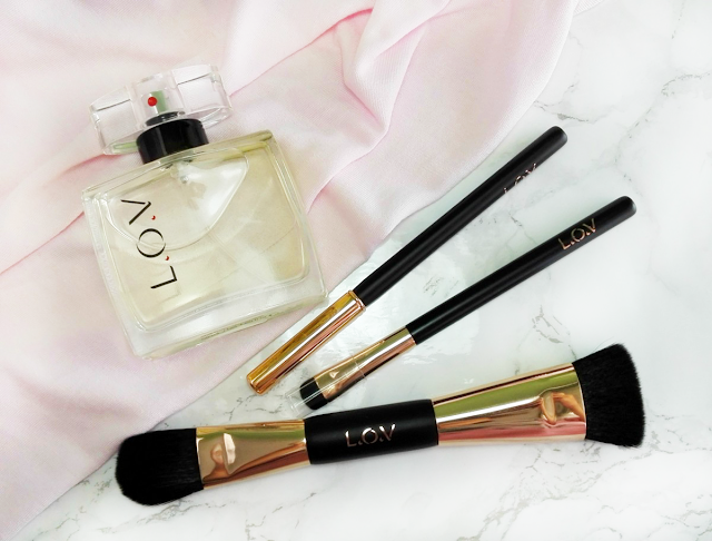 New In #20 L.O.V. Brushes (Perfectional Duo Contouring Brush, Blurredesire Smudger Brush, Liplure Lip Brush)